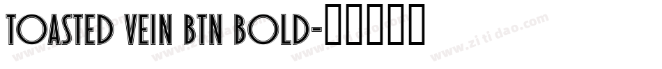 Toasted Vein BTN Bold字体转换